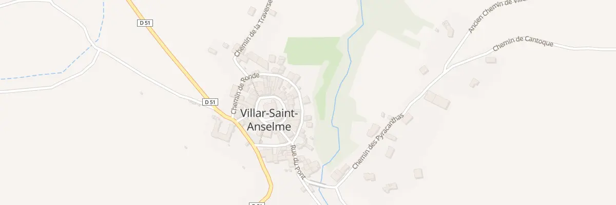 Plan du 6 Che de Ronde à Villar-Saint-Anselme