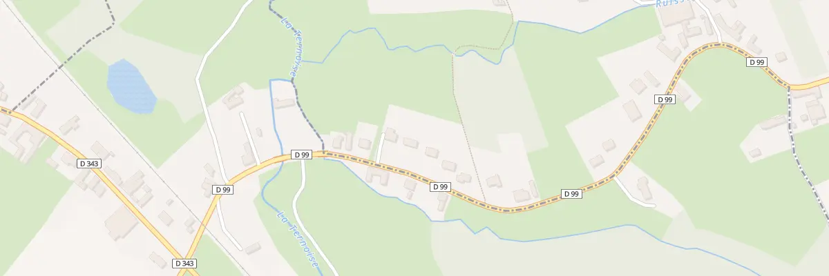 Plan du 7 Rte d’Hestrus à Hernicourt