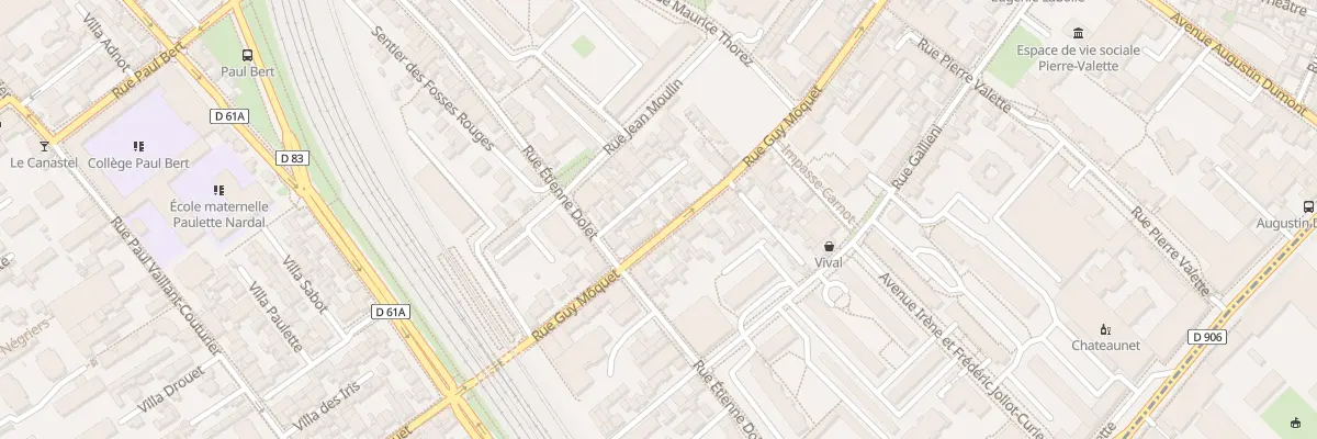 Plan du 68 Rue Guy Moquet à Malakoff