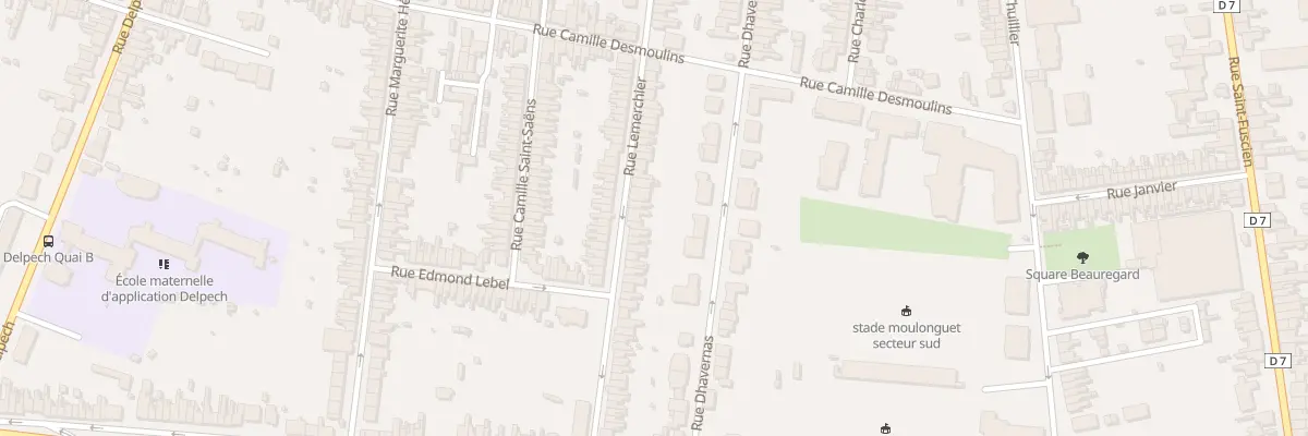 Plan du 175 Rue Lemerchier à Amiens