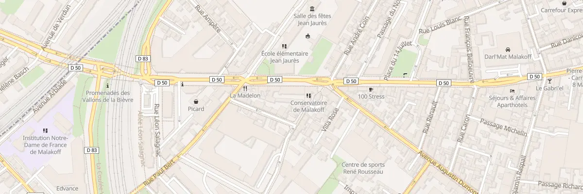 Plan du 64 Bd Gabriel Péri à Malakoff