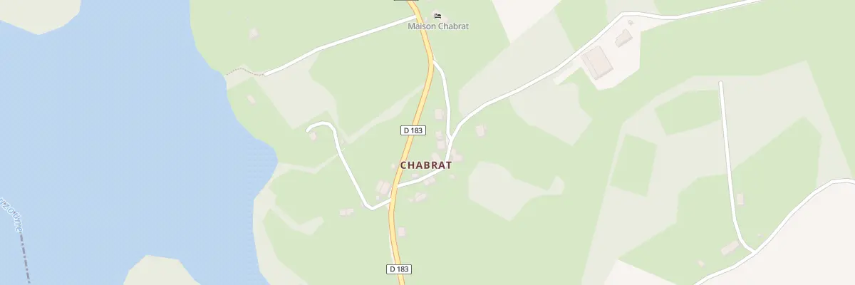Plan du 58 Chabrat à Liginiac