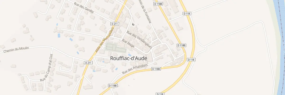Plan du 12 Rue Mage à Rouffiac-d’Aude