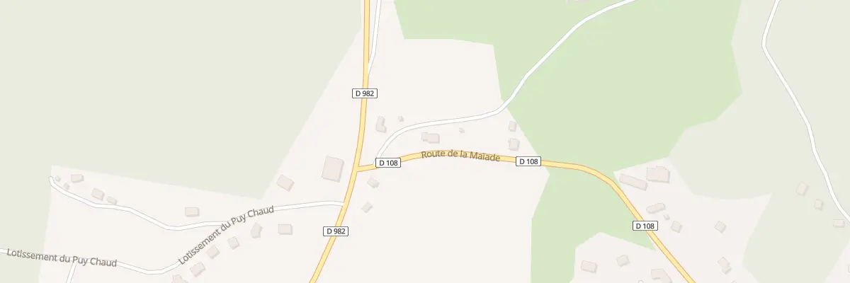 Plan du 3 La Croix du Clos à Chirac-Bellevue