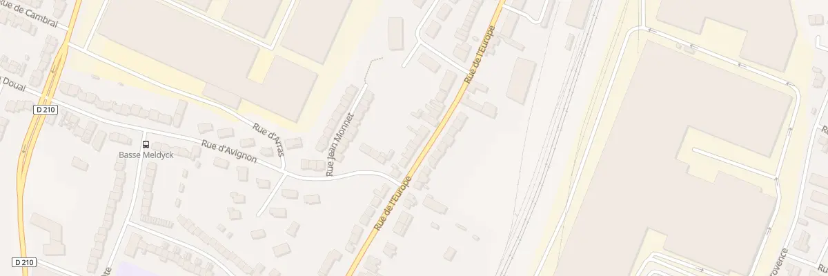 Plan du 70 Rue de l’Europe à Arques