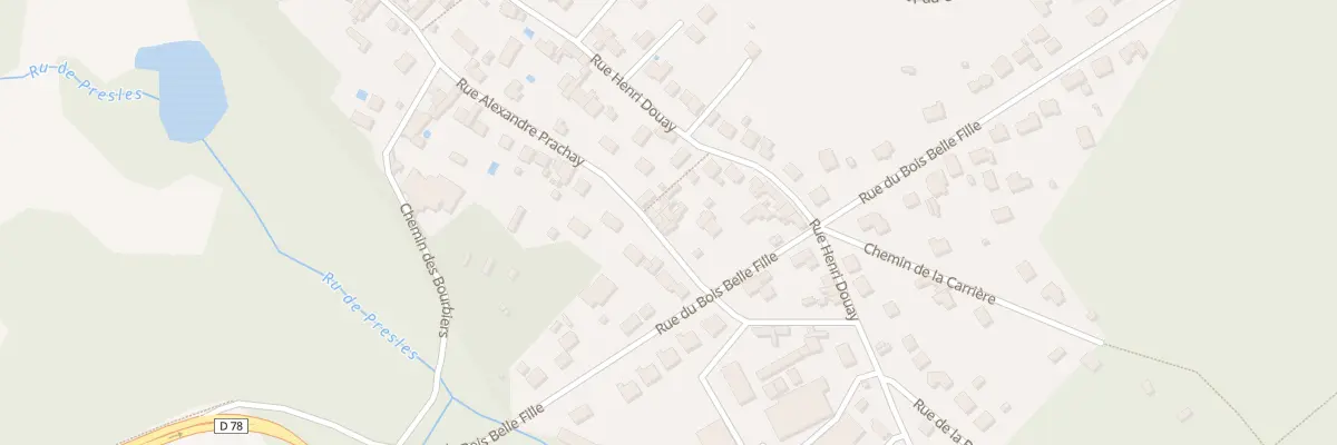 Plan du 24 Rue Alexandre Prachay à Presles