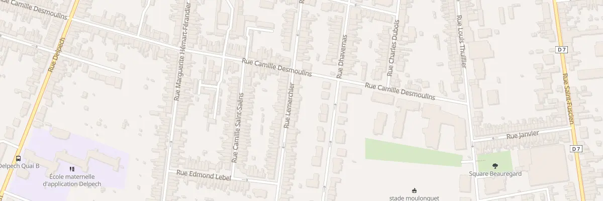 Plan du 151 Rue Lemerchier à Amiens