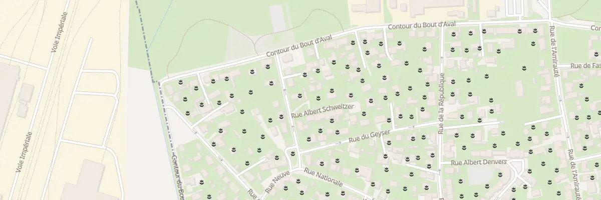 Plan du 34 Rue Nationale Fort Mardyck à Dunkerque