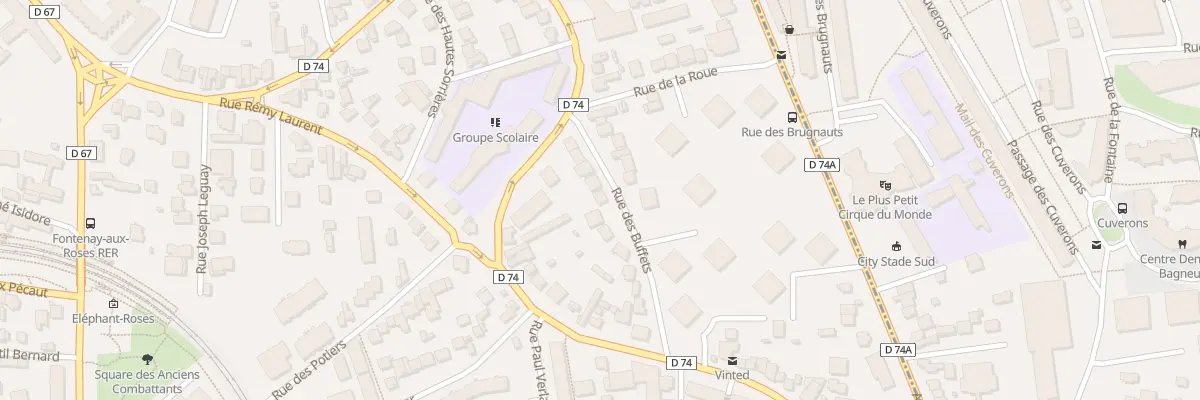 Plan du 10 Rue des Buffets à Fontenay-aux-Roses