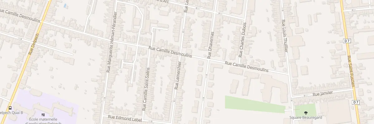 Plan du 143 Rue Lemerchier à Amiens
