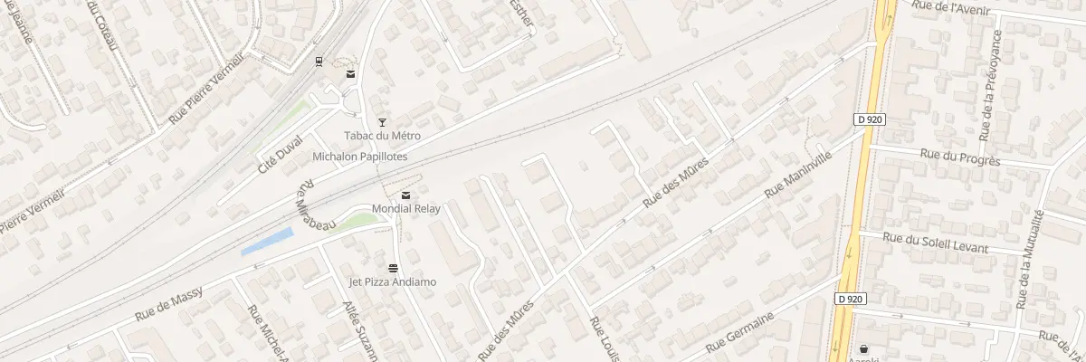 Plan du 58 Rue des Mûres à Antony