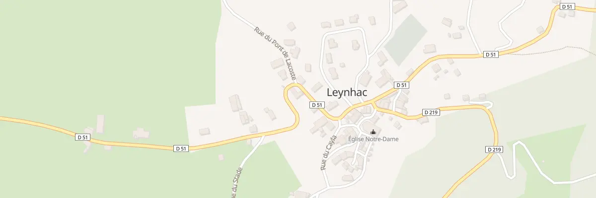 Plan du 7 Rue des Forgerons à Leynhac