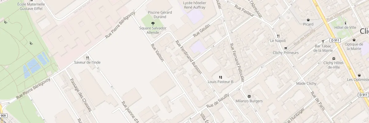 Plan du 15 Rue Ferdinand Buisson à Clichy