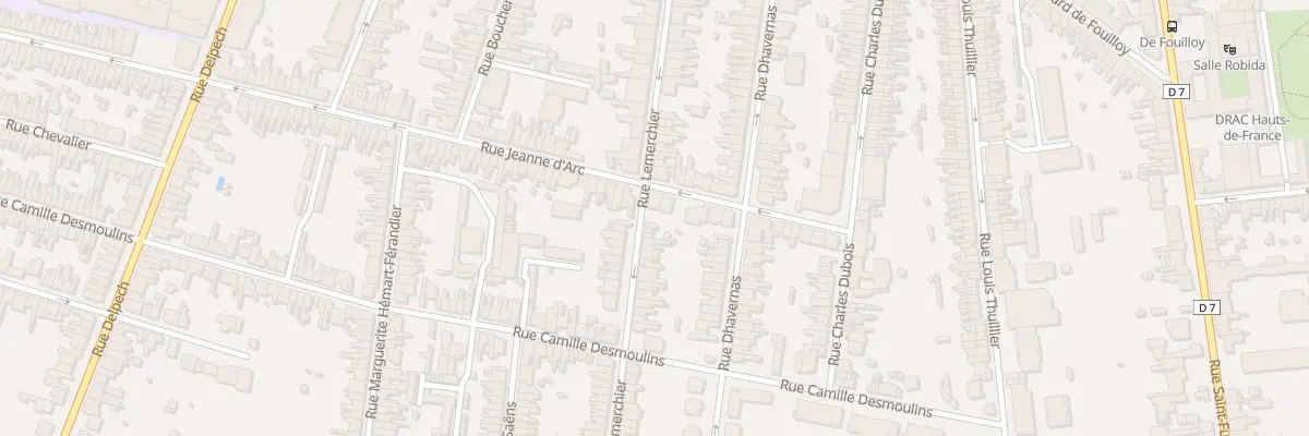 Plan du 115 Rue Lemerchier à Amiens