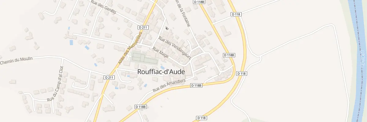 Plan du 8 Rue Mage à Rouffiac-d’Aude