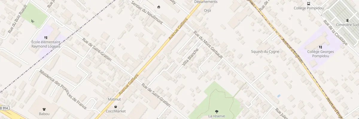 Plan du 4B Rue du Mont-Gerbault à Épinay-sur-Seine