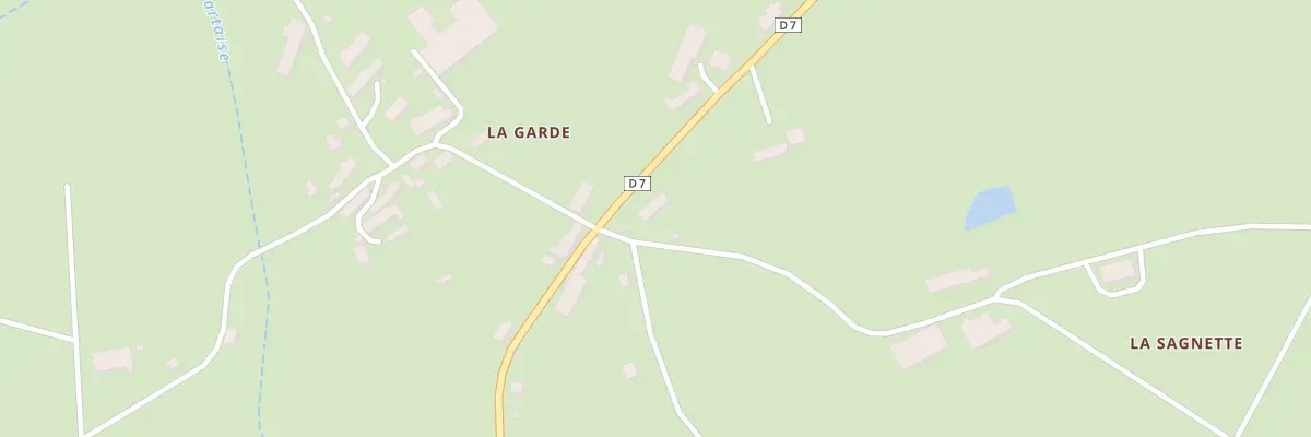 Plan du 7 La Garde à Soumans