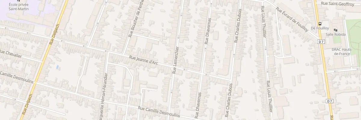 Plan du 111 Rue Lemerchier à Amiens