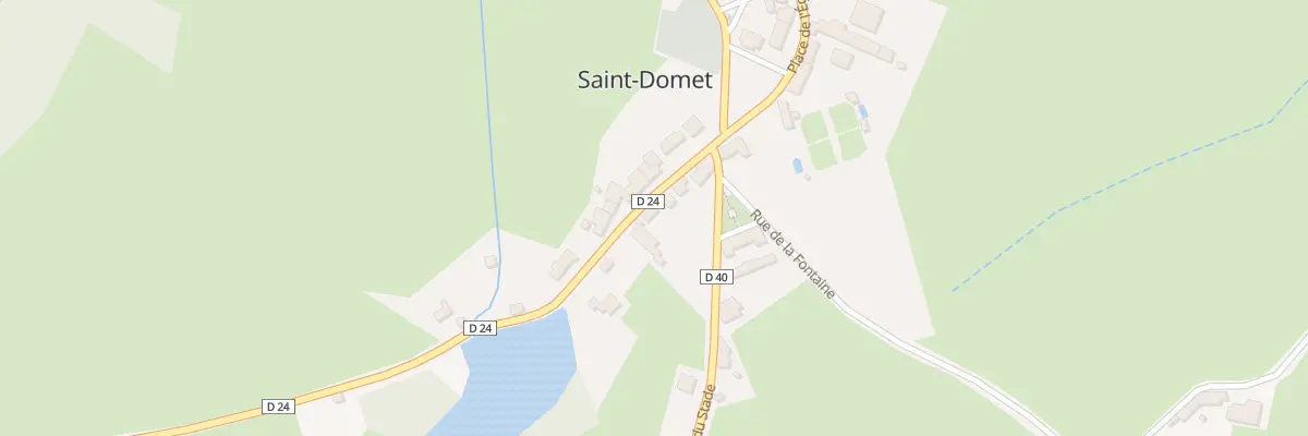 Plan du 5 Rue de l’Etang à Saint-Domet