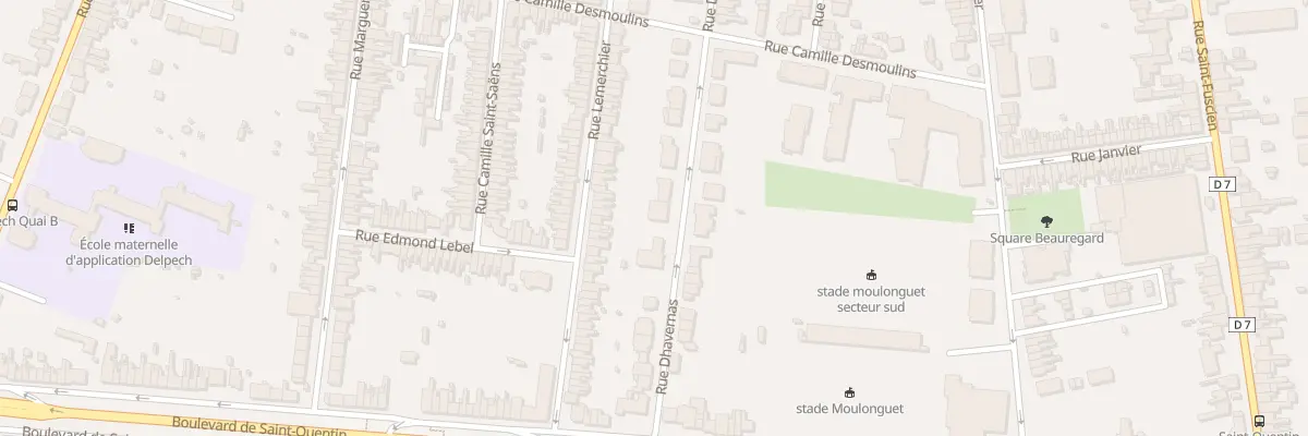Plan du 108 Rue Dhavernas à Amiens
