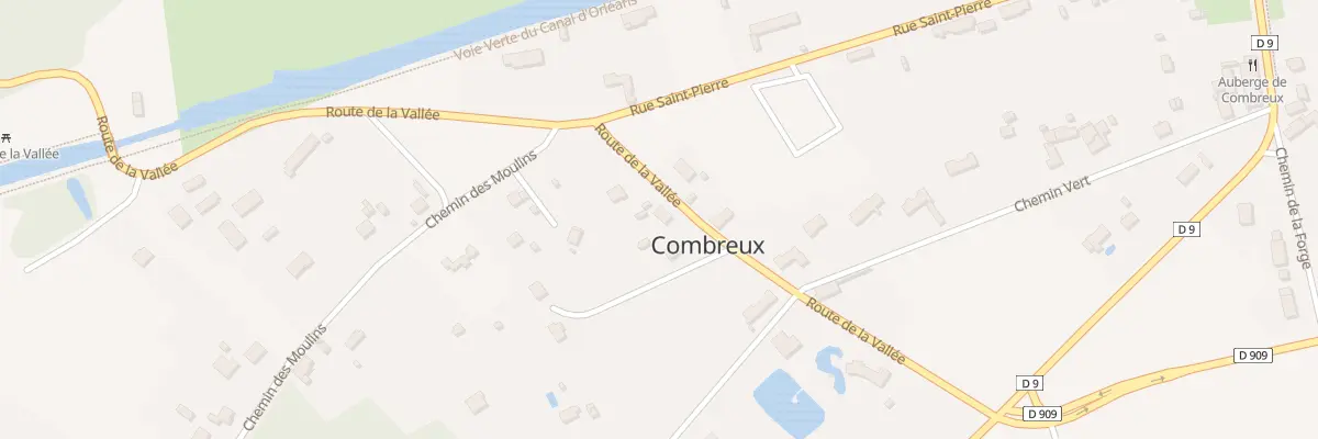 Plan du 29 Rte de la Vallée à Combreux