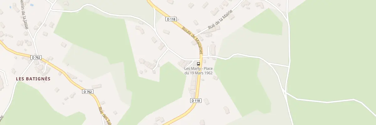 Plan du 66 Le Verdoulet aux Martys