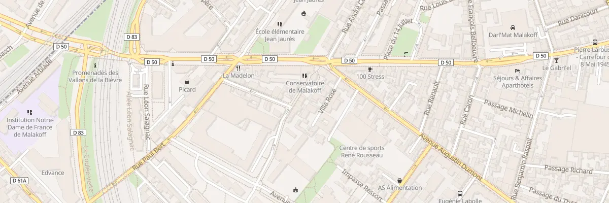 Plan du 24 Rue Jean-jacques Rousseau à Malakoff