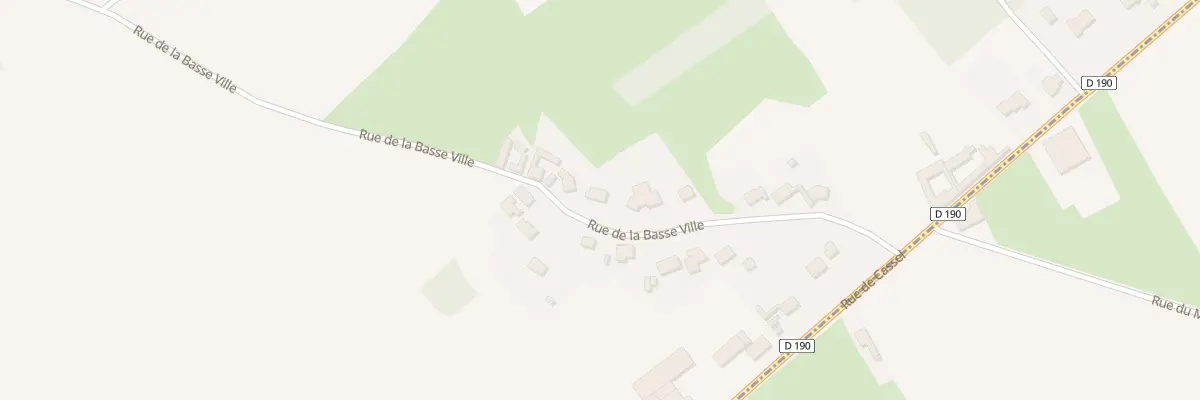 Plan du 830 Rue de la Basse Ville à Ecques
