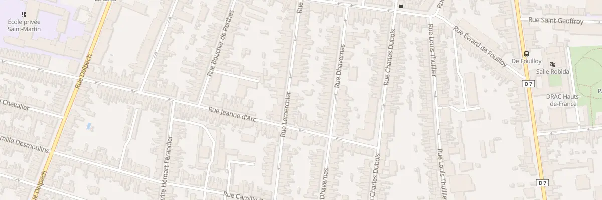 Plan du 103 Rue Lemerchier à Amiens