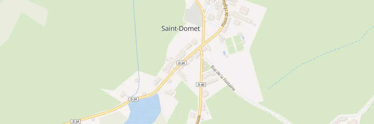 Plan du 3 Rue de l’Etang à Saint-Domet
