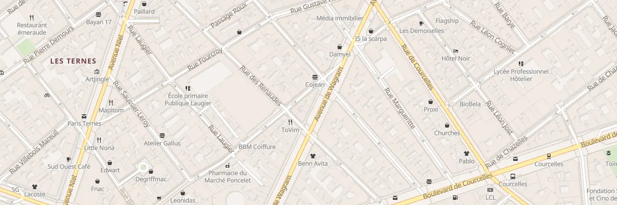 Plan du 81 Av de Wagram à Paris 17e Arrondissement