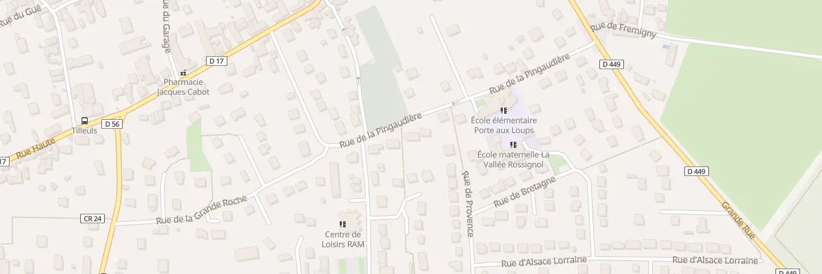 Plan du 20T Rue de la Pingaudière à Bouray-sur-Juine