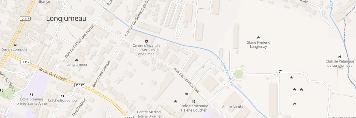 Plan du 21 Rue Léontine Sohier à Longjumeau