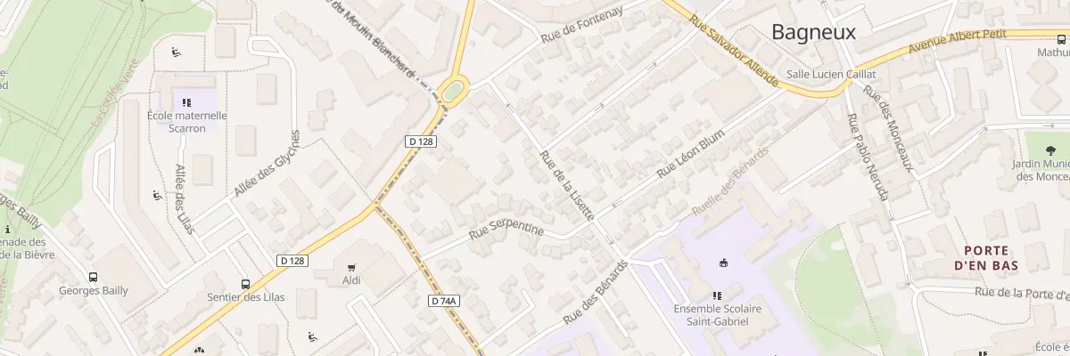 Plan du 10 Rue de la Lisette à Bagneux