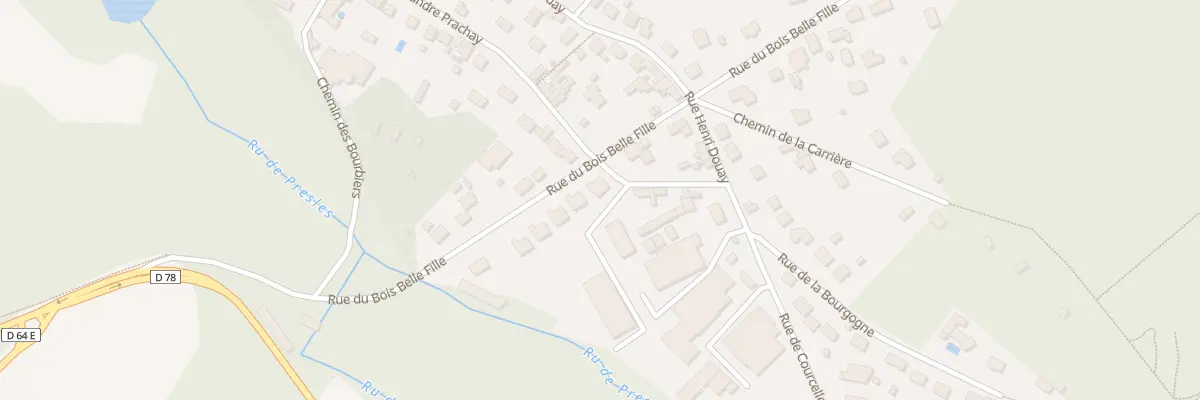Plan du 16 Rue du Bois Belle Fille à Presles