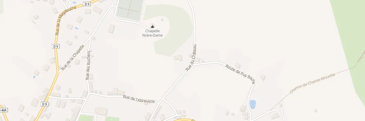 Plan du 10 Rue du Chateau à Bellegarde-en-Marche