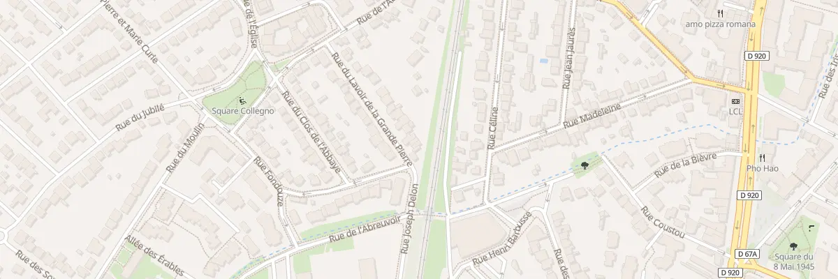Plan du 4 Rue Lavoir de la Grande Pierre à Antony