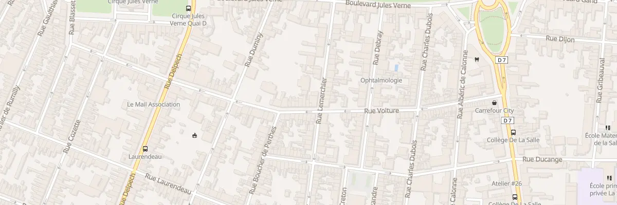 Plan du 40 Rue Voiture à Amiens