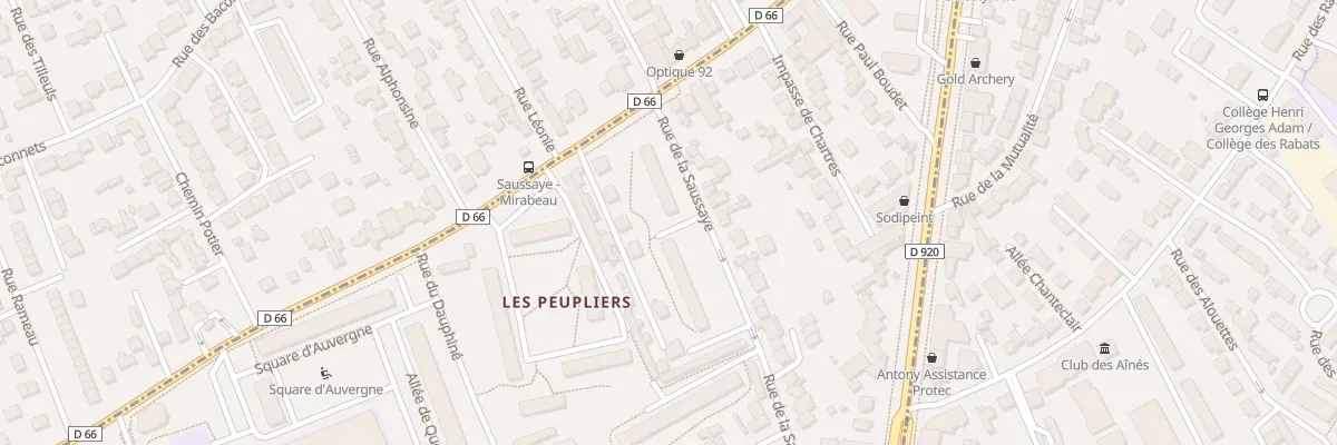 Plan du 8 Rue de la Saussaye à Massy