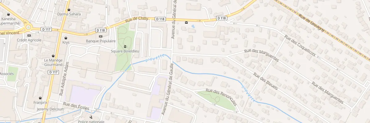 Plan du 4 Rue des Marguerites à Longjumeau