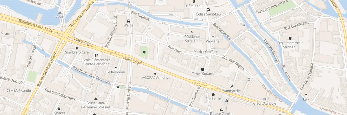 Plan du 17 Rue Fernel à Amiens