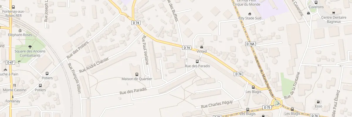 Plan du 76 Av Gabriel Péri à Fontenay-aux-Roses