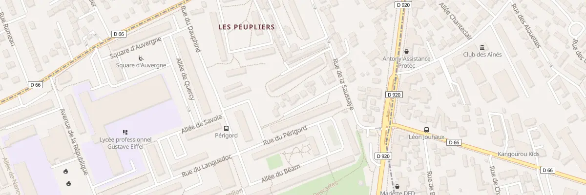 Plan du 14 Imp de la Saussaye à Massy