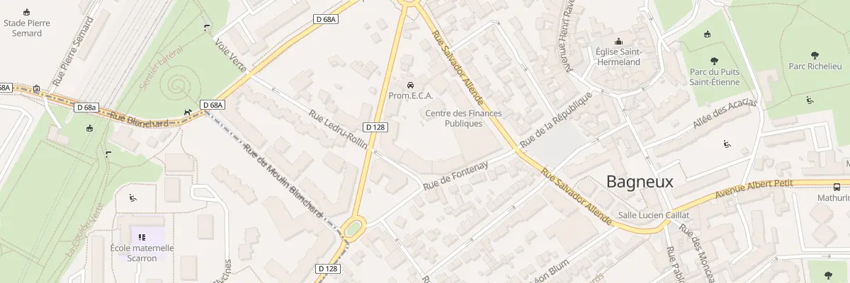 Plan du 4 Rue Ledru - Rollin à Bagneux