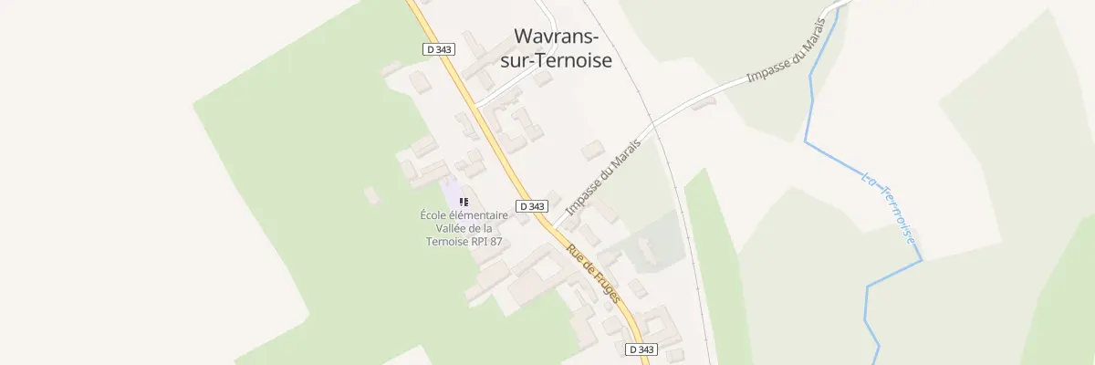 Plan du 1 Imp du Marais à Wavrans-sur-Ternoise