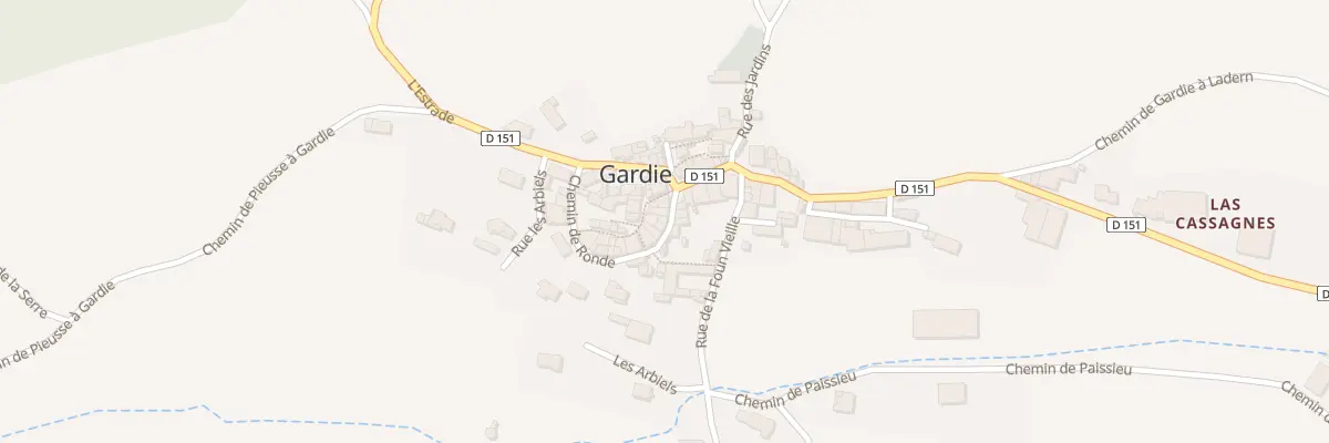 Plan du 4B Che de Ronde à Gardie
