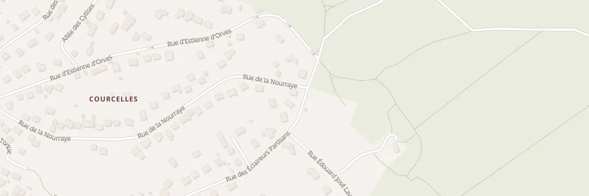 Plan du 58 Rue de la Nourraye à Presles