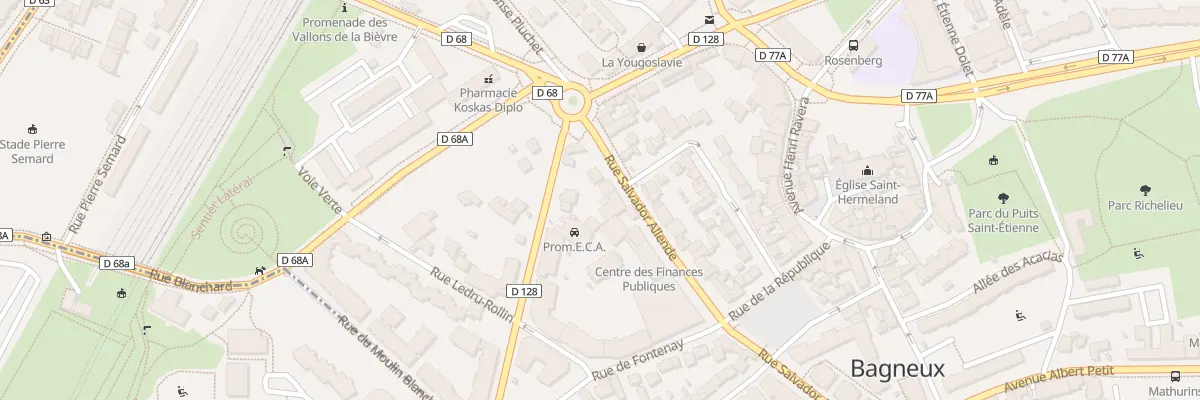 Plan du 35 Rue Salvador Allende à Bagneux