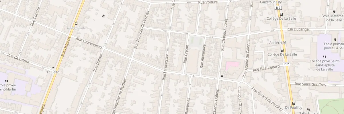 Plan du 51 Rue Lemerchier à Amiens