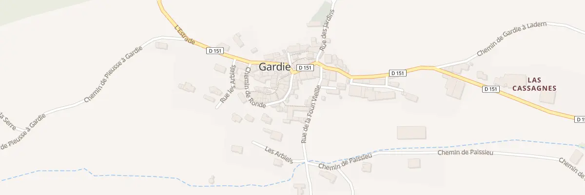 Plan du 31 Le Village à Gardie
